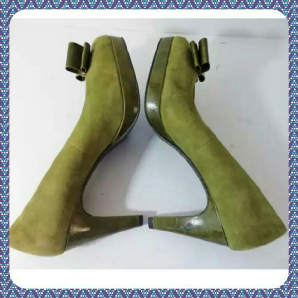 🆕Anthropologie🌷Miss Albright Verde Pumps - Picture 3 of 10